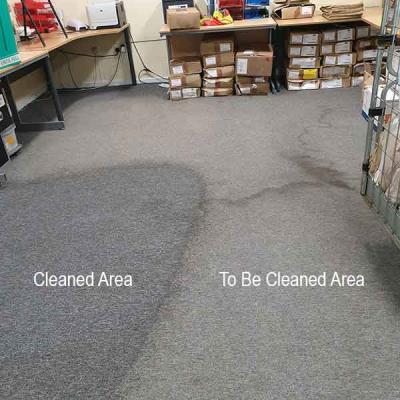 A Warehouse Office. Wet Carpet Does Look Clean But This Carpet Really Did Look This Differently11