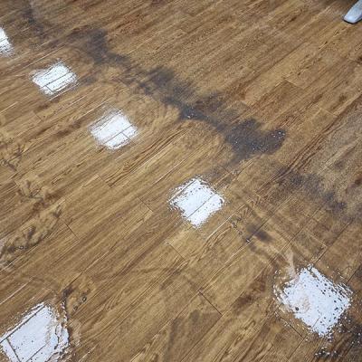 Floor During Cleaning